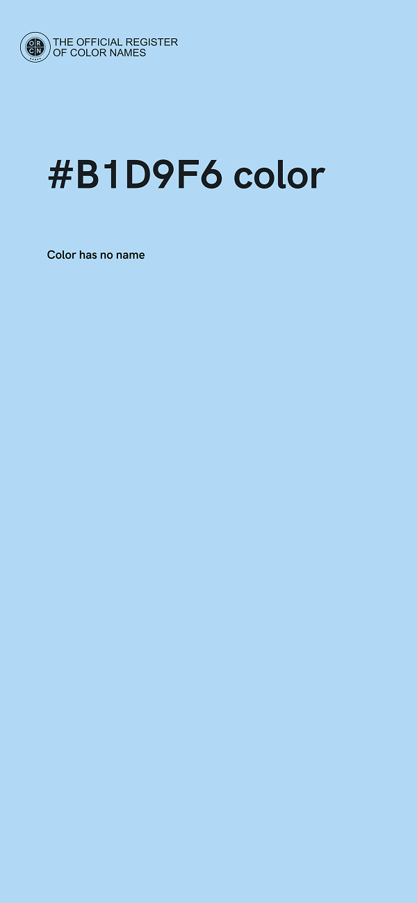 #B1D9F6 color image