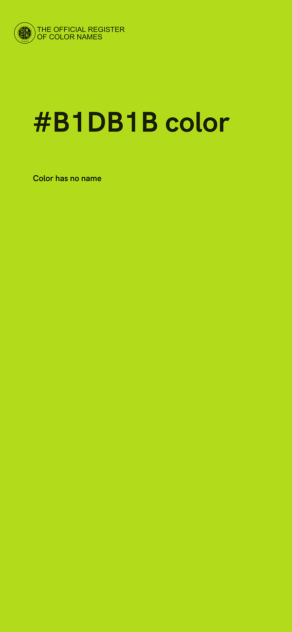 #B1DB1B color image