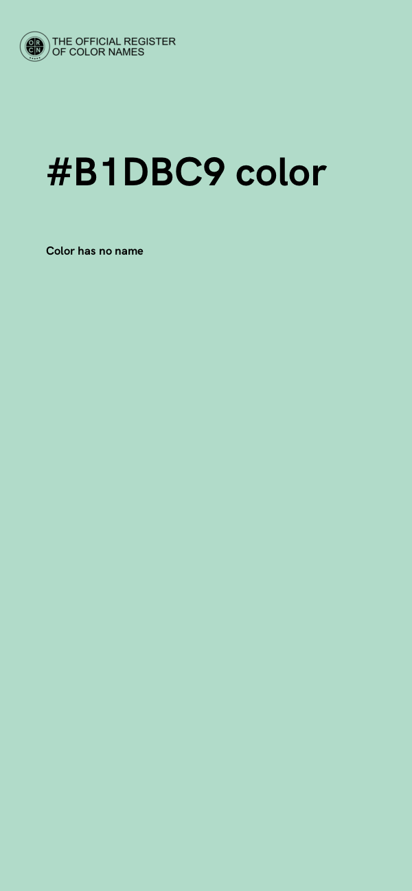 #B1DBC9 color image