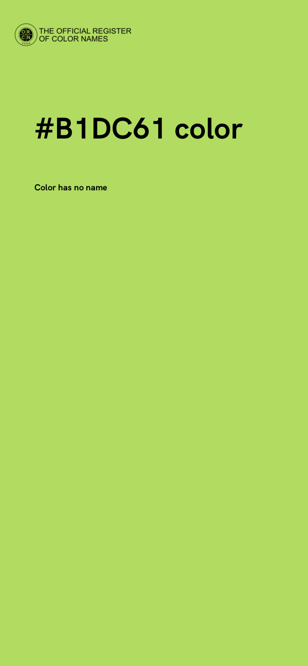 #B1DC61 color image