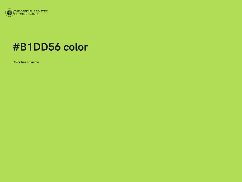 #B1DD56 color image