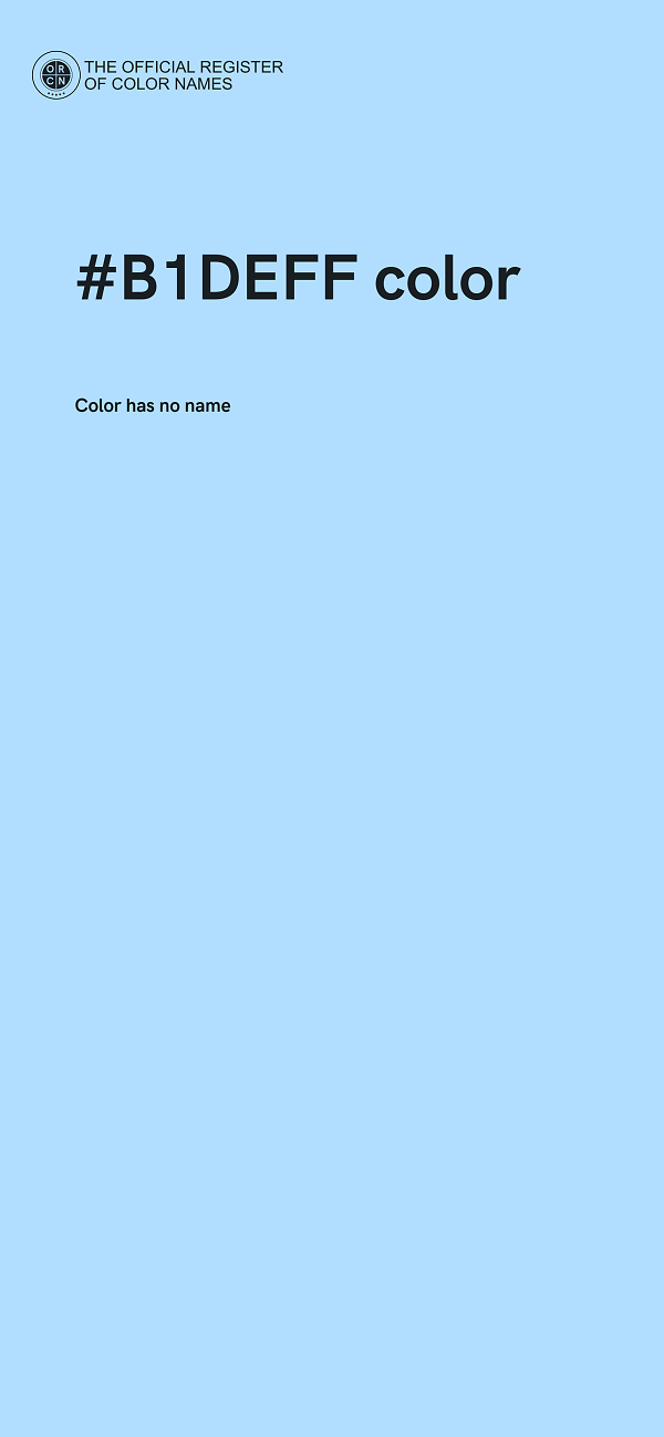 #B1DEFF color image