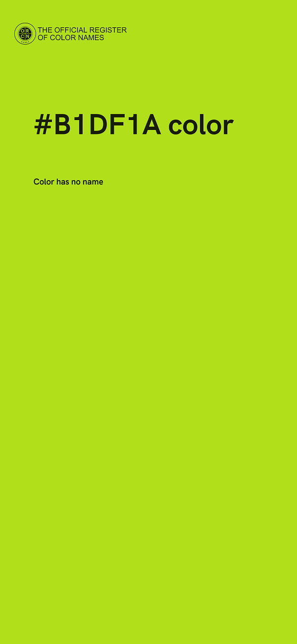 #B1DF1A color image
