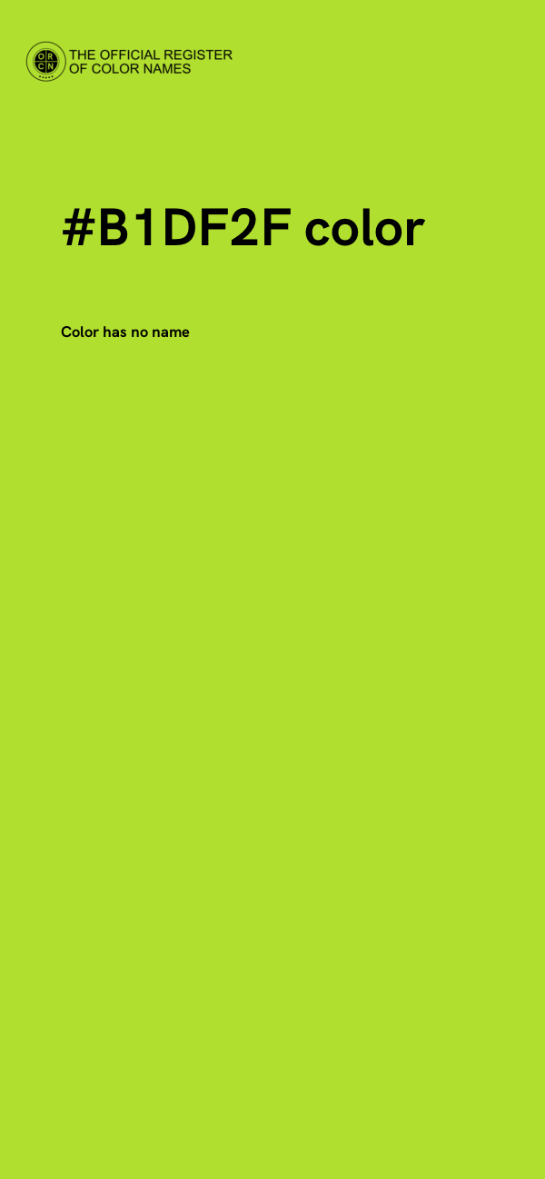 #B1DF2F color image