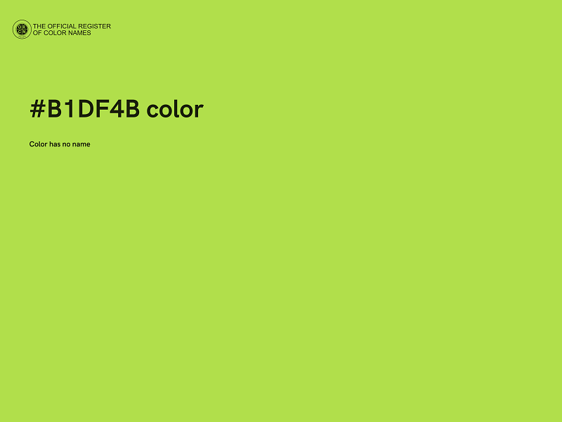 #B1DF4B color image