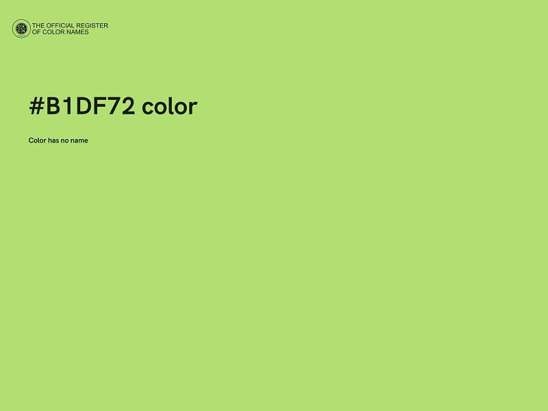 #B1DF72 color image