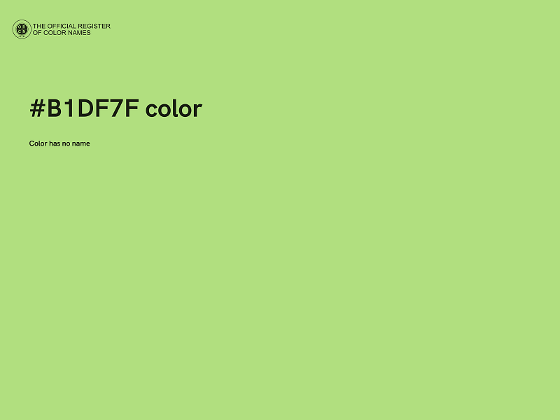 #B1DF7F color image