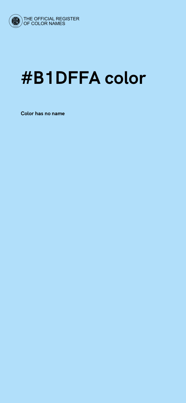 #B1DFFA color image