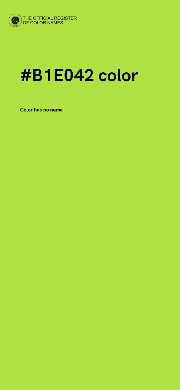 #B1E042 color image