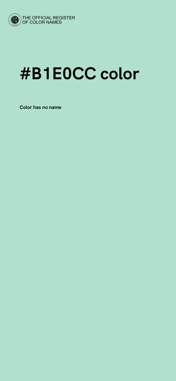 #B1E0CC color image