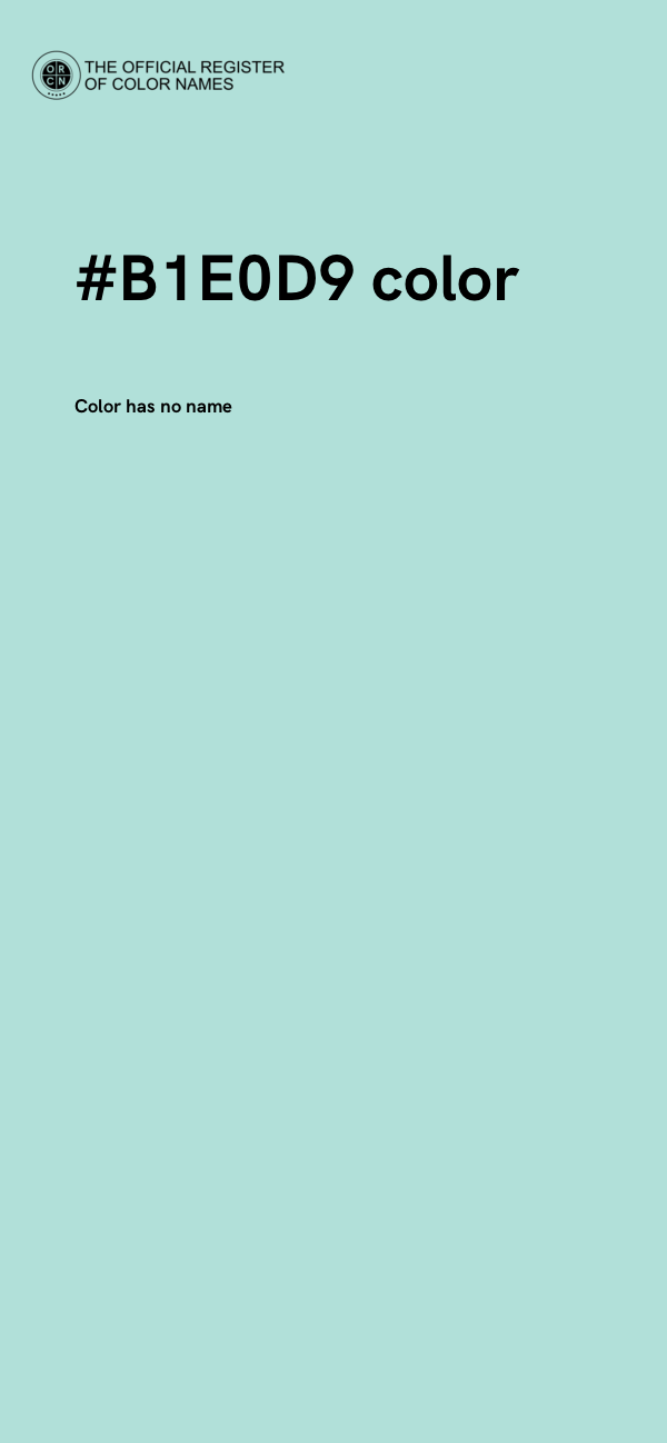 #B1E0D9 color image