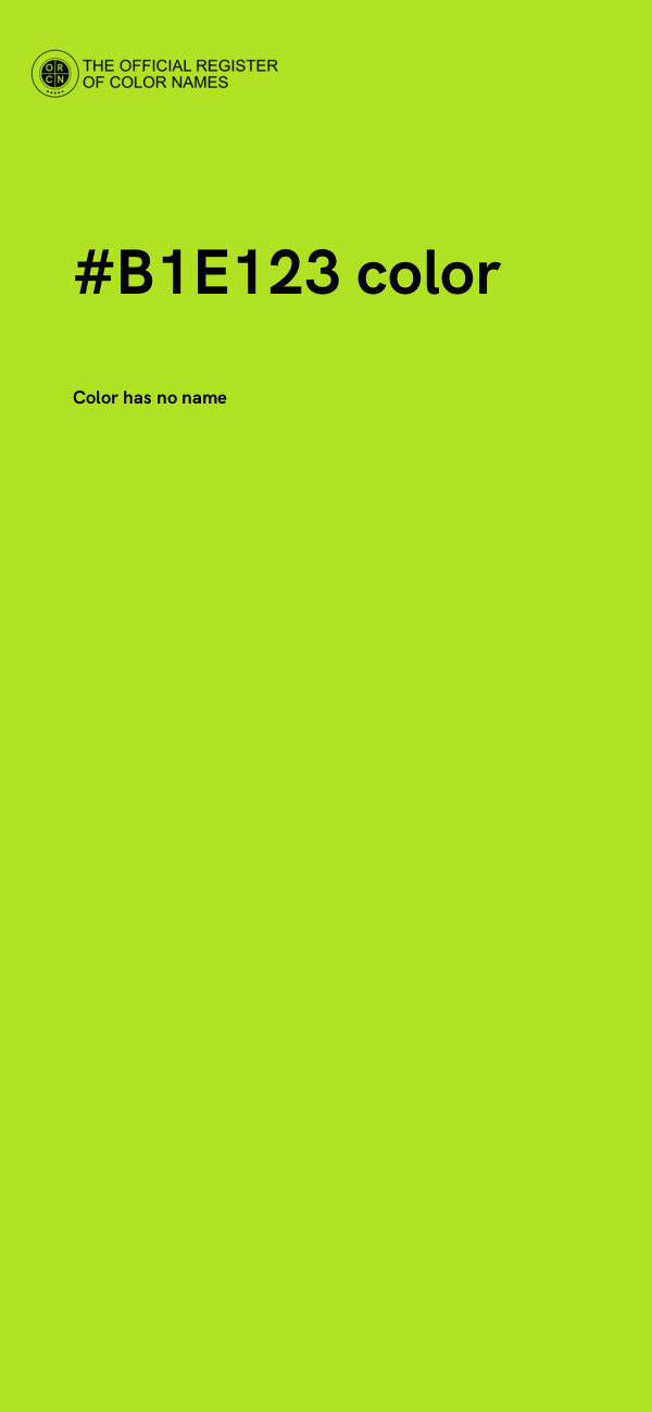 #B1E123 color image