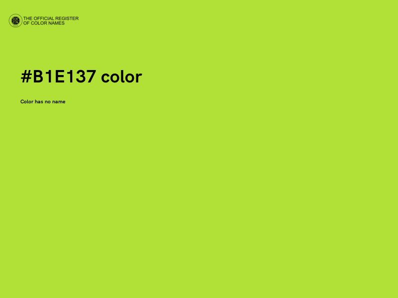#B1E137 color image