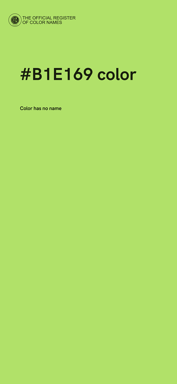 #B1E169 color image