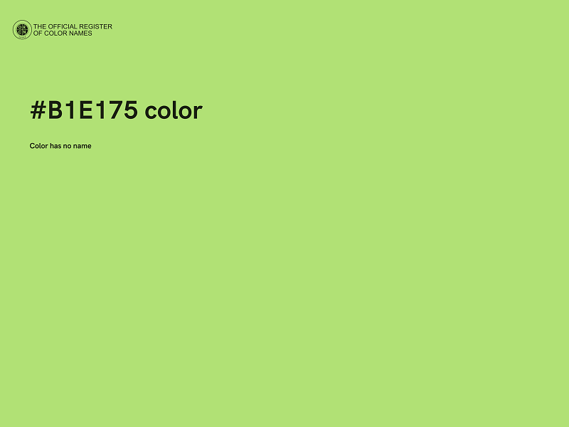 #B1E175 color image