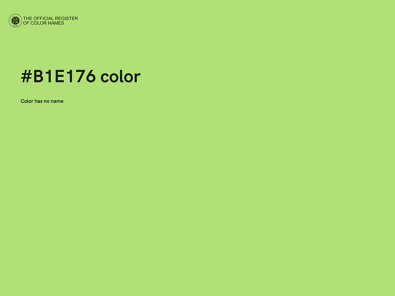 #B1E176 color image