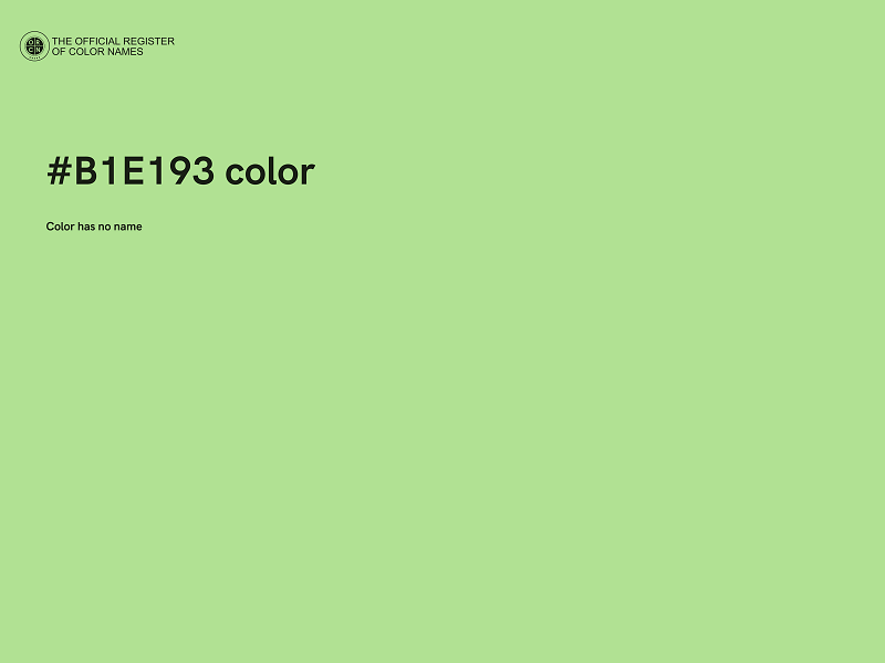 #B1E193 color image