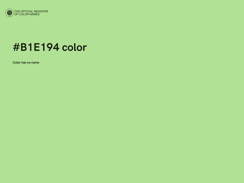 #B1E194 color image