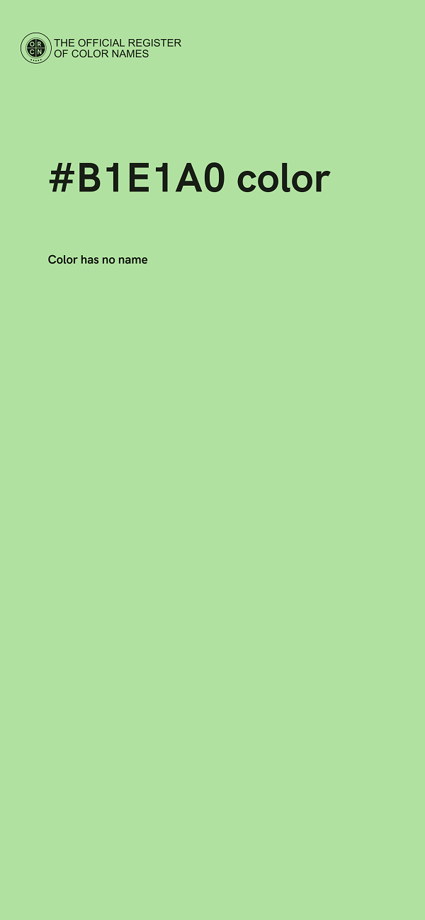 #B1E1A0 color image