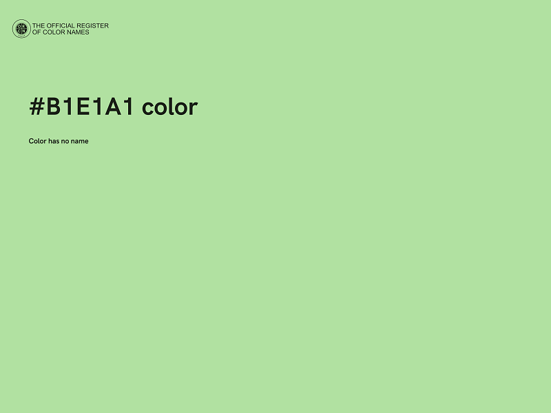 #B1E1A1 color image