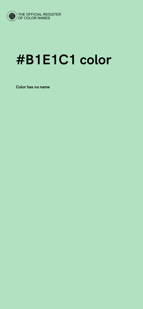 #B1E1C1 color image