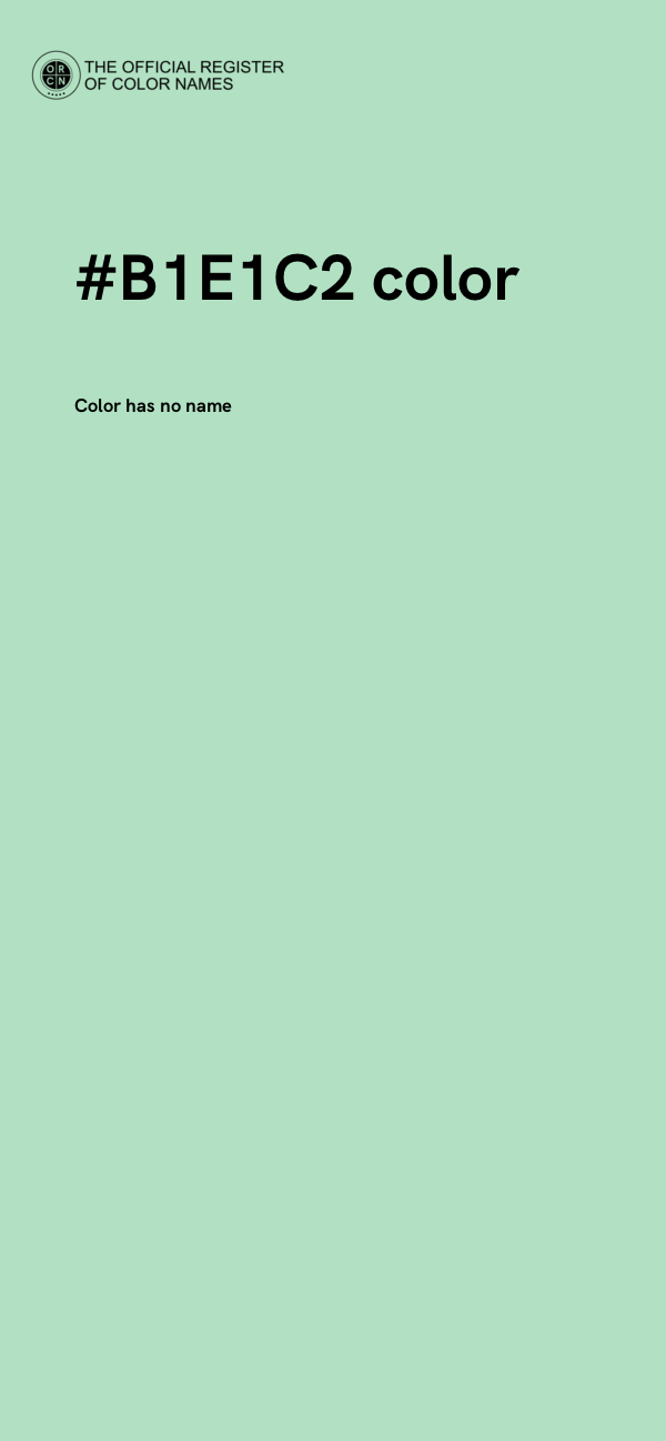 #B1E1C2 color image