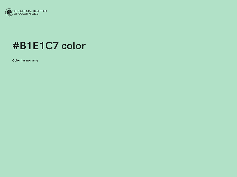 #B1E1C7 color image