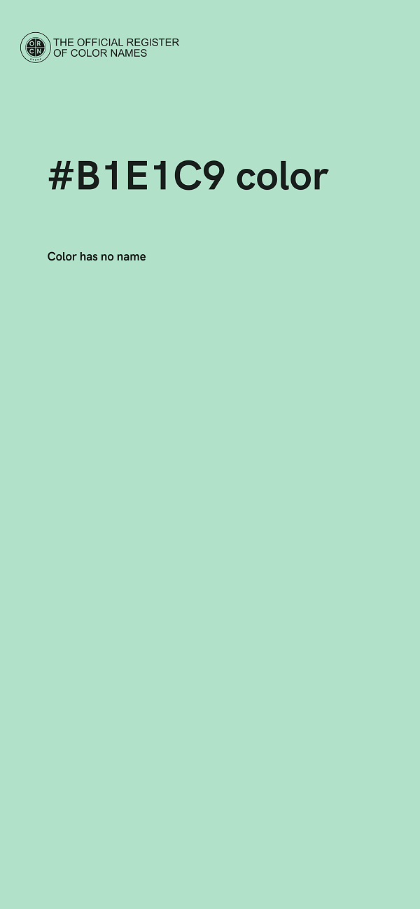 #B1E1C9 color image