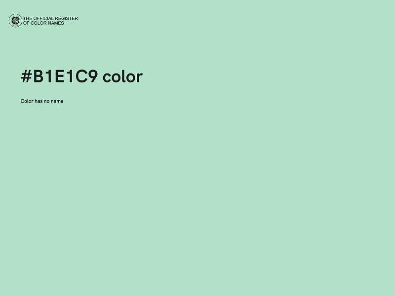 #B1E1C9 color image