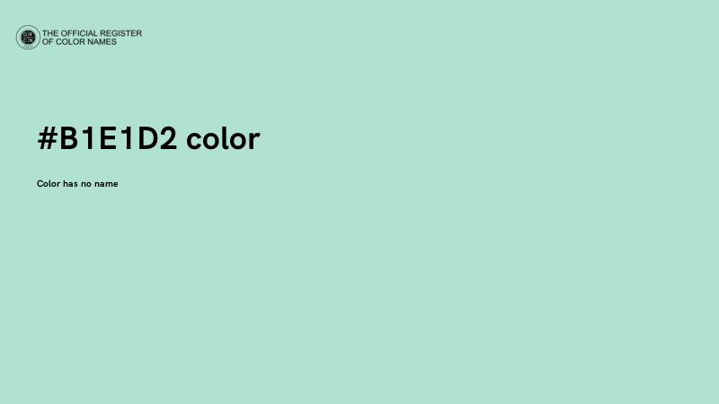 #B1E1D2 color image