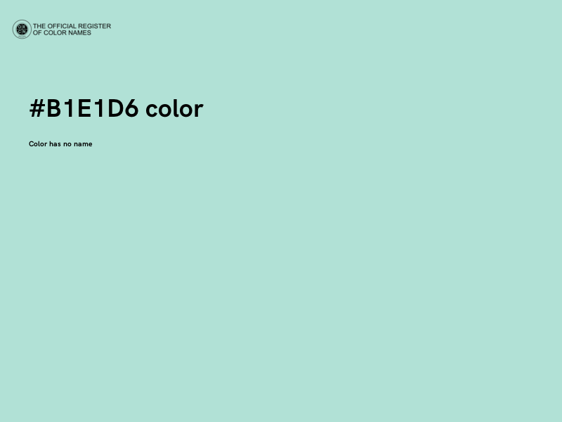 #B1E1D6 color image