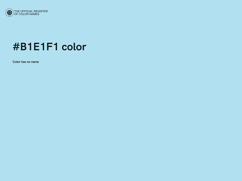 #B1E1F1 color image