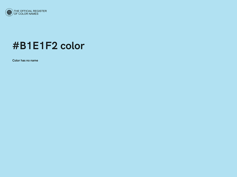 #B1E1F2 color image