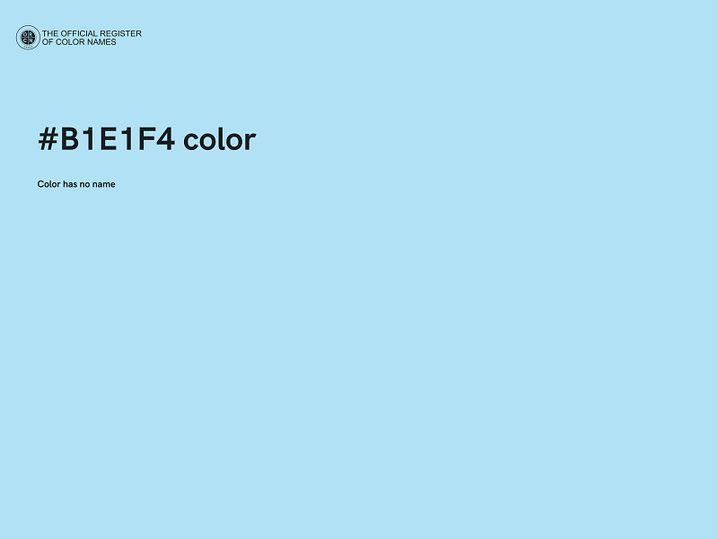 #B1E1F4 color image