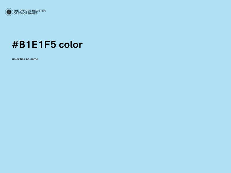 #B1E1F5 color image