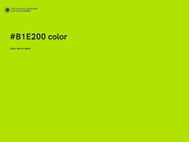 #B1E200 color image