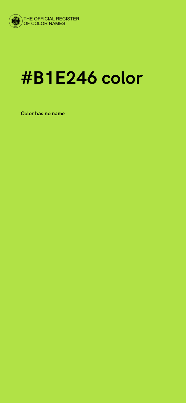 #B1E246 color image