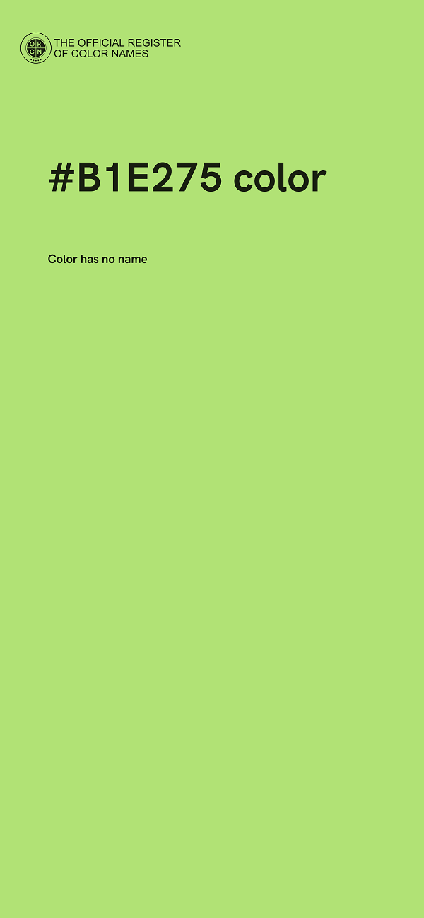 #B1E275 color image