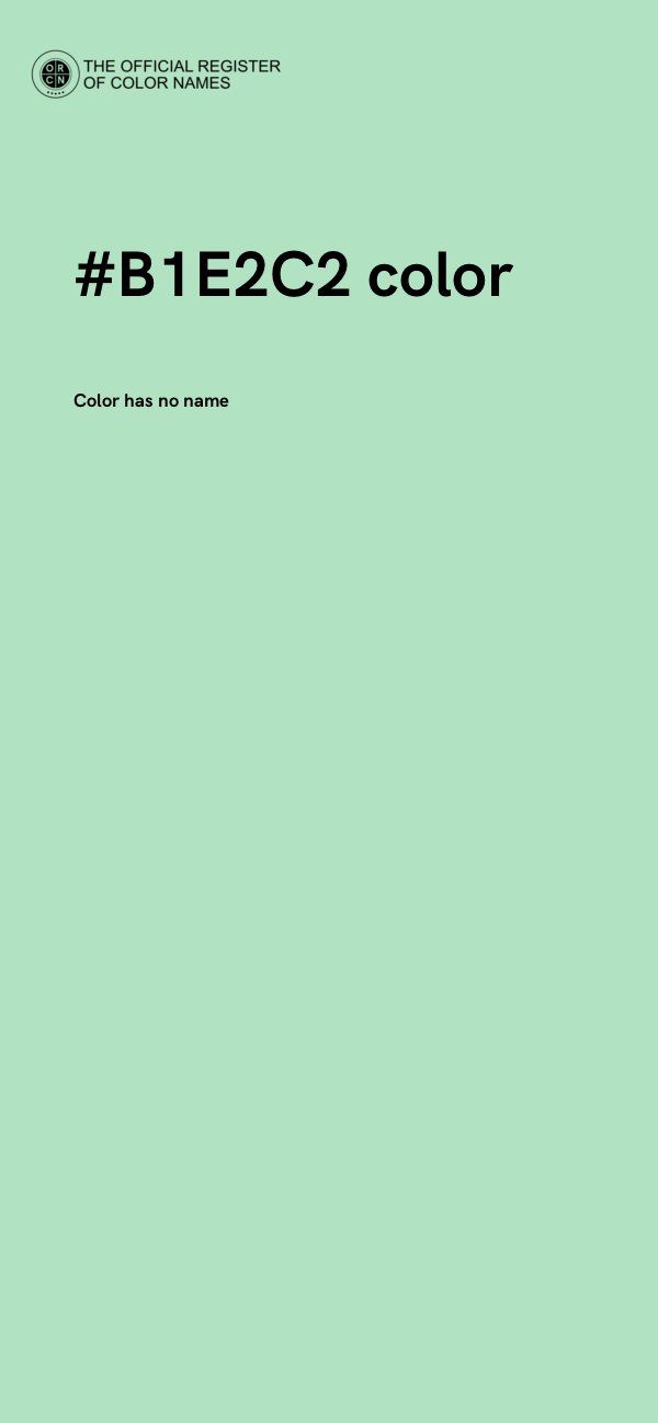 #B1E2C2 color image