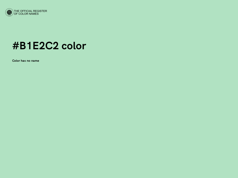 #B1E2C2 color image