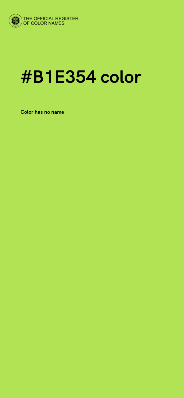 #B1E354 color image