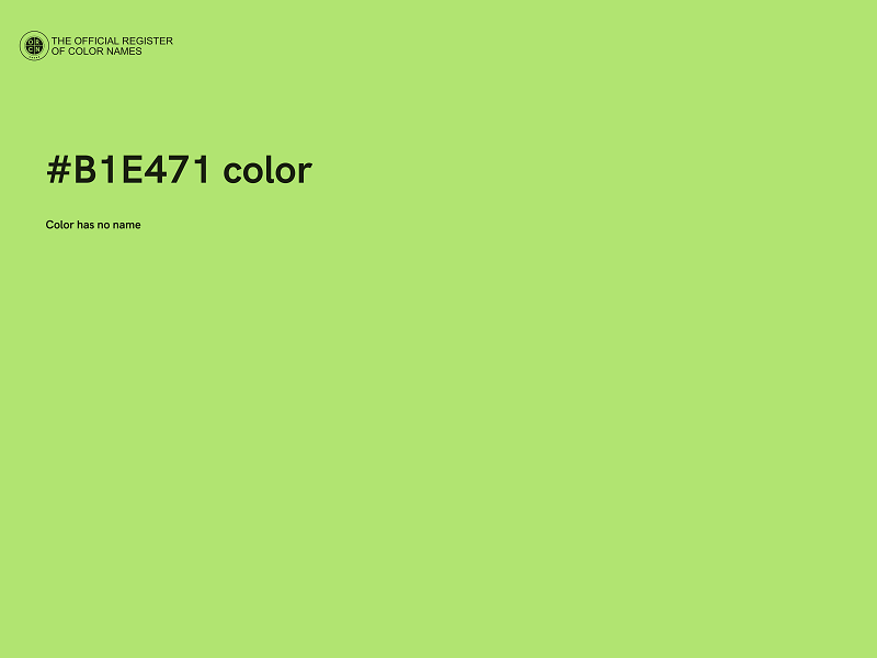 #B1E471 color image