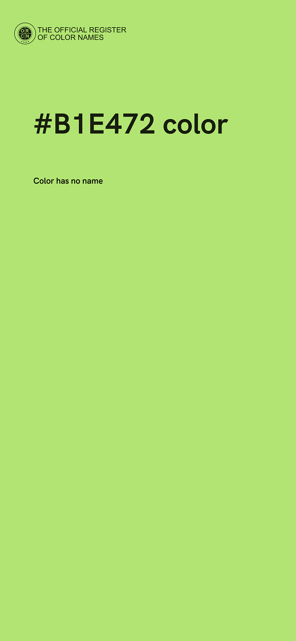 #B1E472 color image