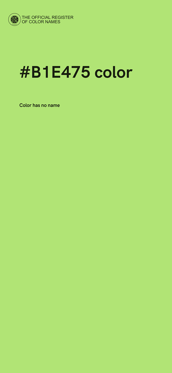#B1E475 color image