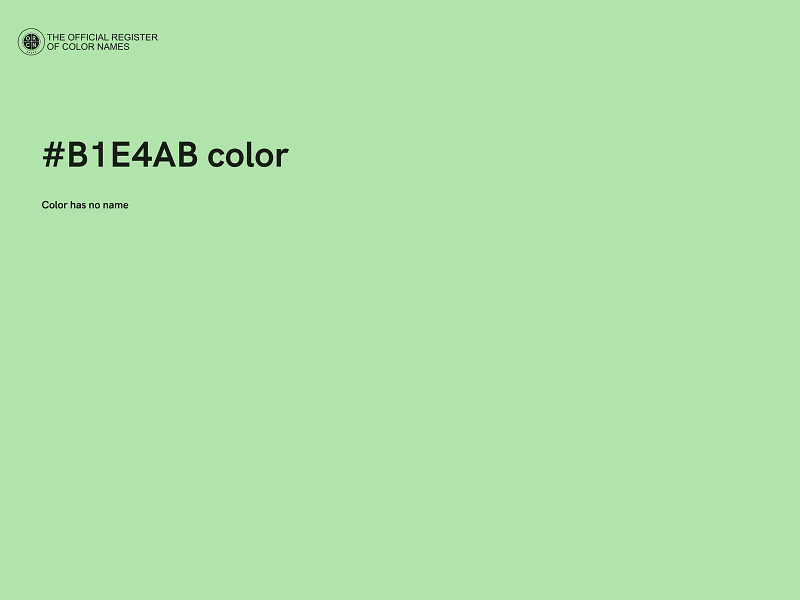 #B1E4AB color image