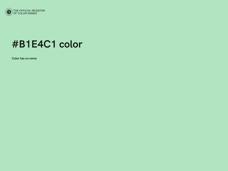 #B1E4C1 color image