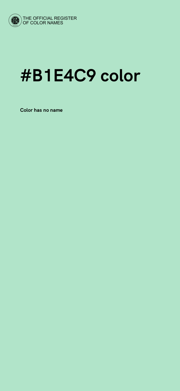 #B1E4C9 color image