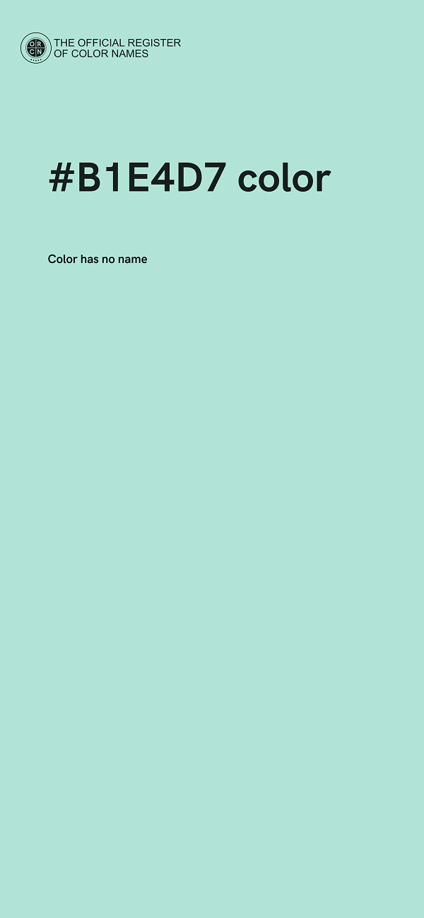 #B1E4D7 color image