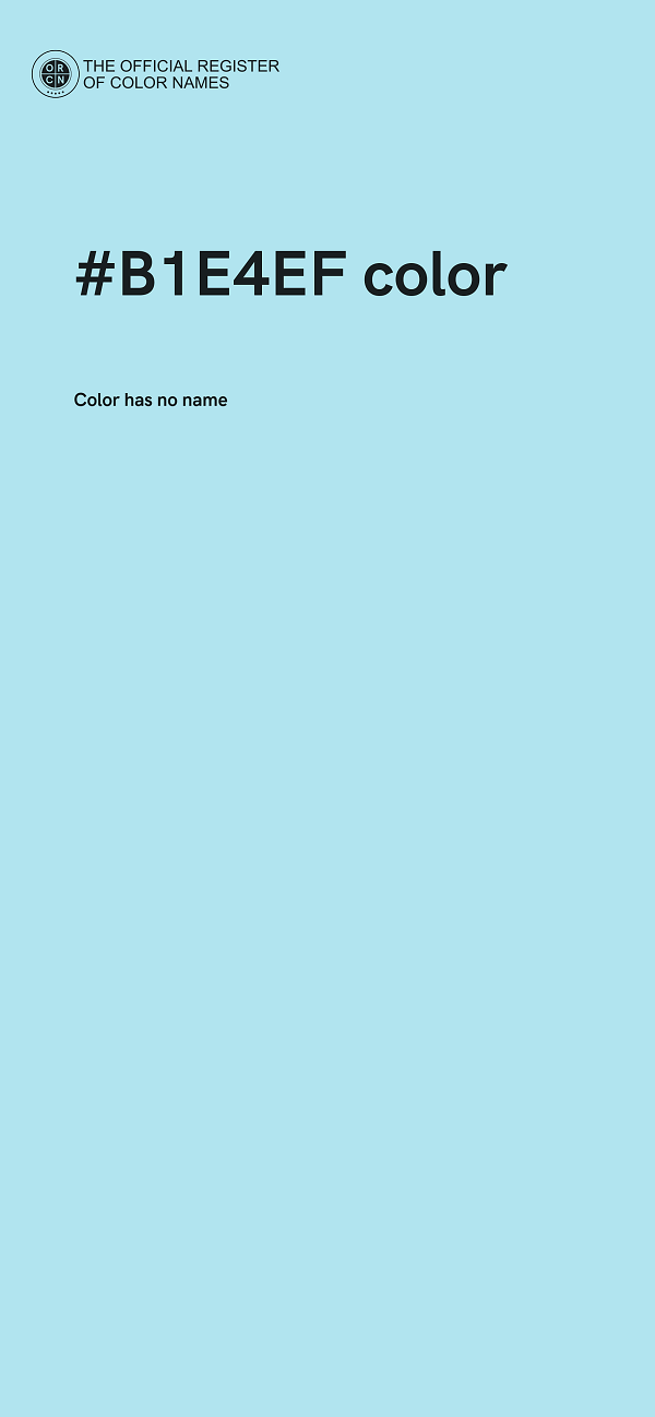 #B1E4EF color image