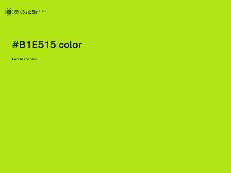 #B1E515 color image